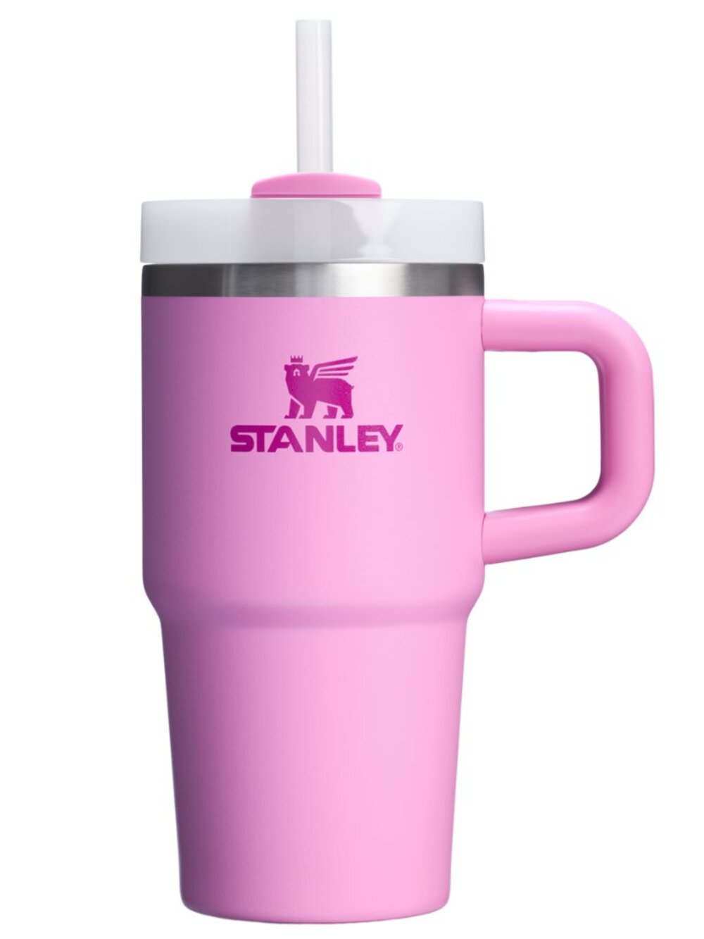 Stanley 20 oz The Quencher H2.O FlowState Mini Tumbler, Peony Pink